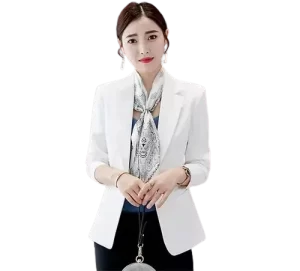 Blazer casual slim fino fit mujer blazer