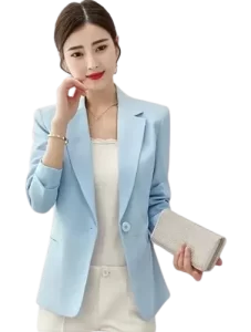 Blazer casual slim fino fit para mujer