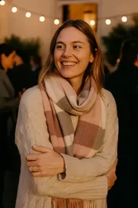 Bufanda A Cu Inca Fashions 100% Pura Lana De Alpaca Bebé