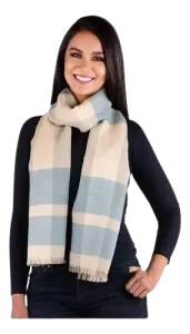 Bufanda lana natural