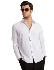 Camisa slim fit strech sin arrugas caballero casey kevin ecologica