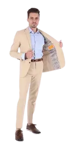 Traje De Lino Hombre