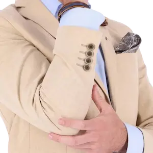 Trajes de lino natural para hombre Pantalones y sacos