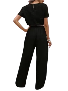 conjunto casual con textura para mujer poliester reciclado