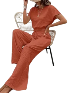 conjunto dos piezas textura dama