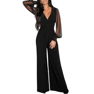 vestidos largos elegante de noche palazzo poliester reciclado