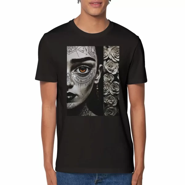 Camiseta Orgánica Unisex con Cuello Redondo: Mirada Divina