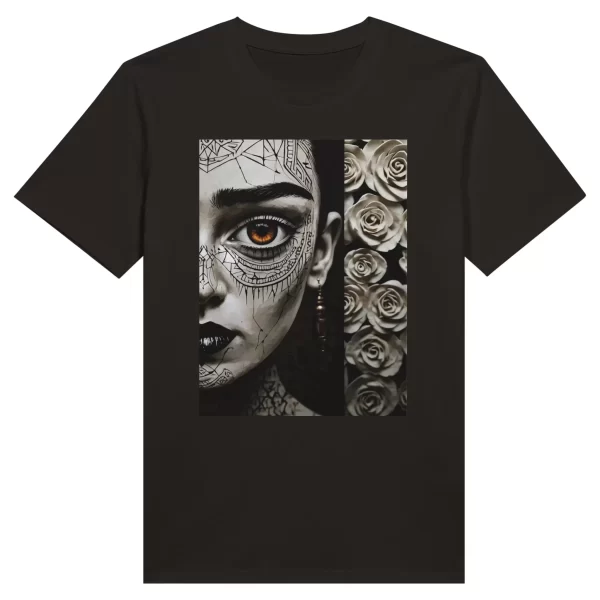 Camiseta Orgánica Unisex con Cuello Redondo negra