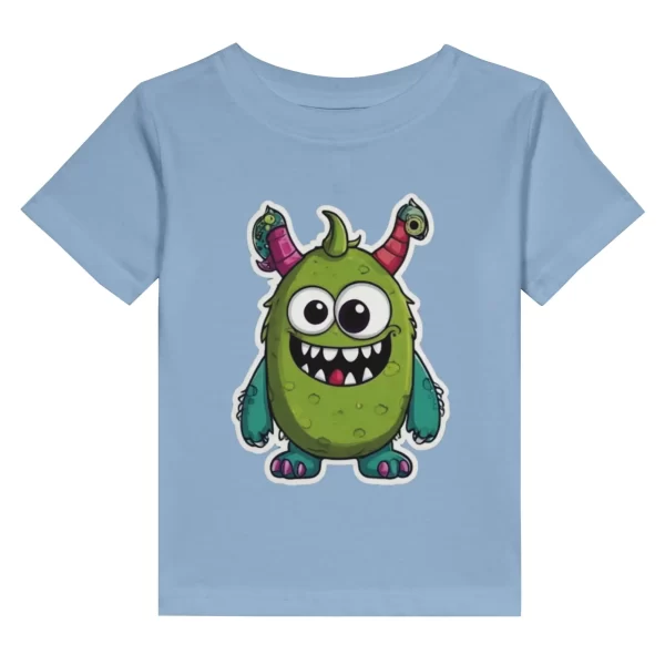 Camiseta de algodón para niños Monstruo Alegre