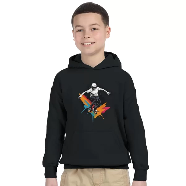 Sudadera de calidad para niños Patinando con Estilo