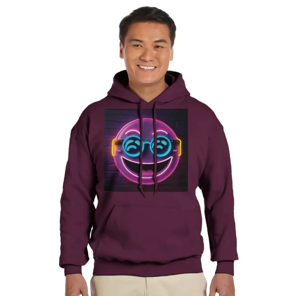 Sudadera de algodón orgánico DG pop vino