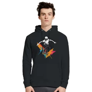 Sudadera unisex Cartoon Skate: sudadera con capucha negro