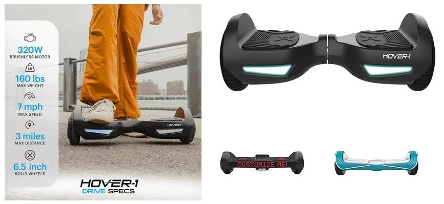 hoverboard eléctrico con ruedas de 10 pulgadas