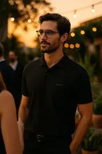 Elegante Playera Polo De Algodón Orgánico