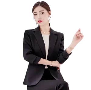 Blazer casual fino fit mujer senora blazer