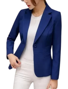 Blazer casual slim fino fit para dama