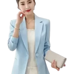 Blazer casual slim fino fit para mujer