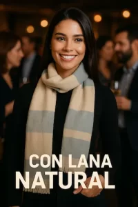 Bufanda Inca 100% Pura Lana De Alpaca Bebé - A Cu