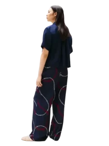 Camisa Dama De Manga Corta En Lino Tommy Hilfiger