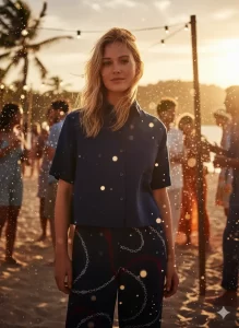 Camisa Dama En Lino Tommy Hilfiger