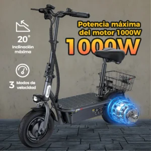 Scooter iScooter F3, 1,000 W y hasta 45 km/h