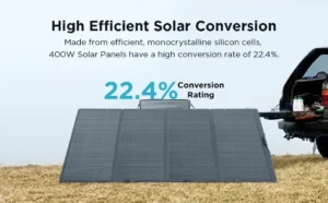 EcoFlow 400 W: panel solar plegable para recarga portátil