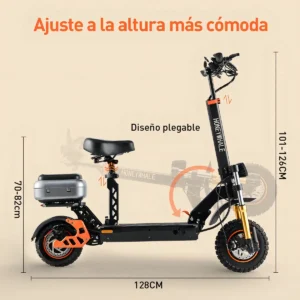 Scooter HONEYWHALE H3 para adultos, 48 V y hasta 55 km/h