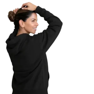 Sudadera Hoodie para Mujer Alma Sara Corrales negra
