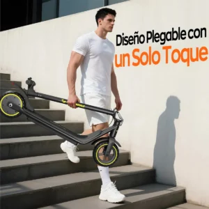 Scooter eléctrico Honey Whale M1 Lite, vista lateral
