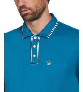 Polo Original Penguin Earl 3D Interlock: algodón orgánico declarado